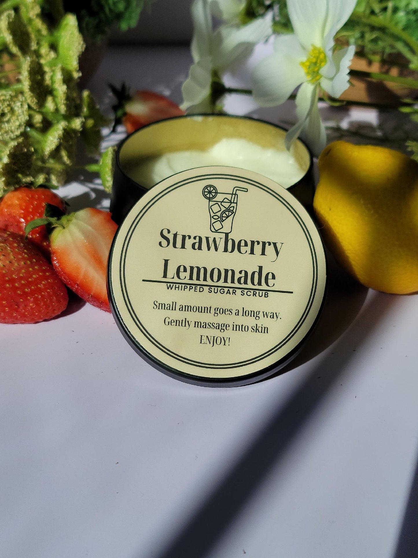 Strawberry Lemonade Sugar Scrub and Body Butter