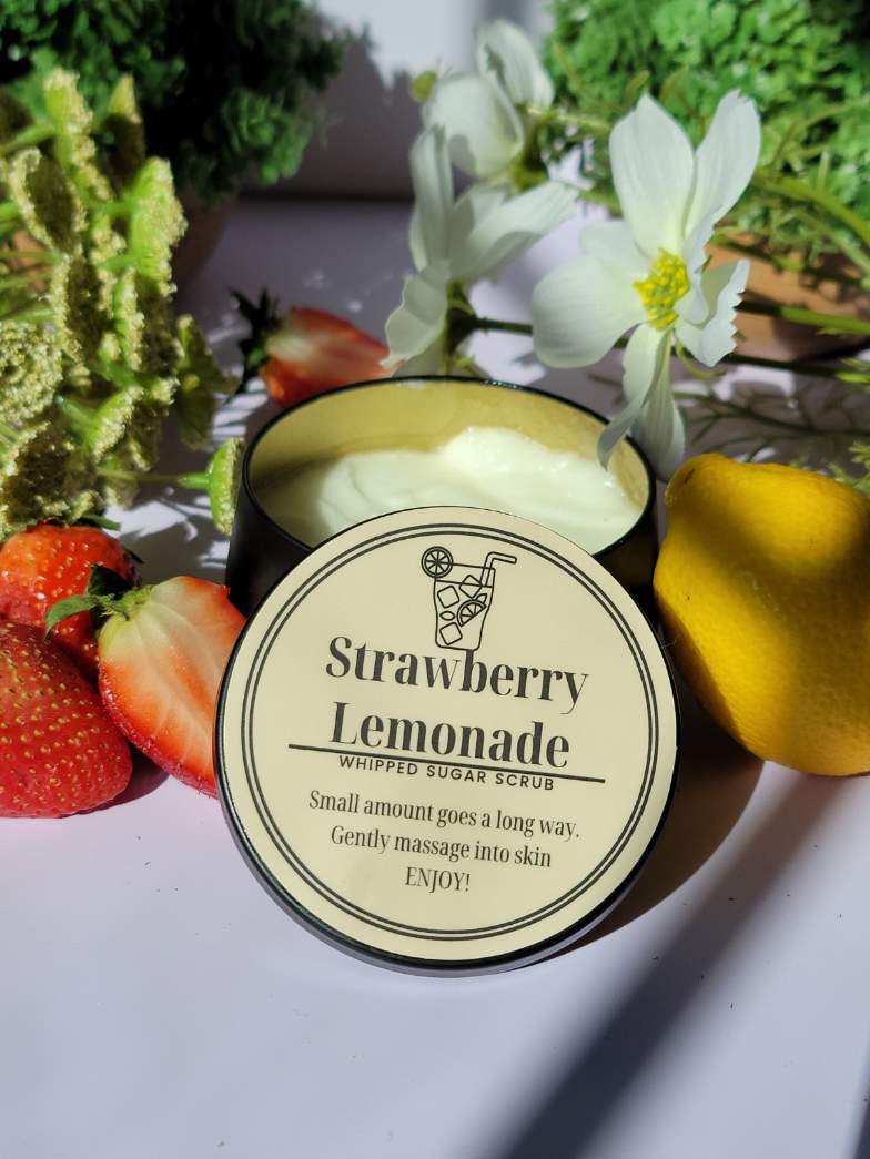 Strawberry Lemonade Sugar Scrub and Body Butter