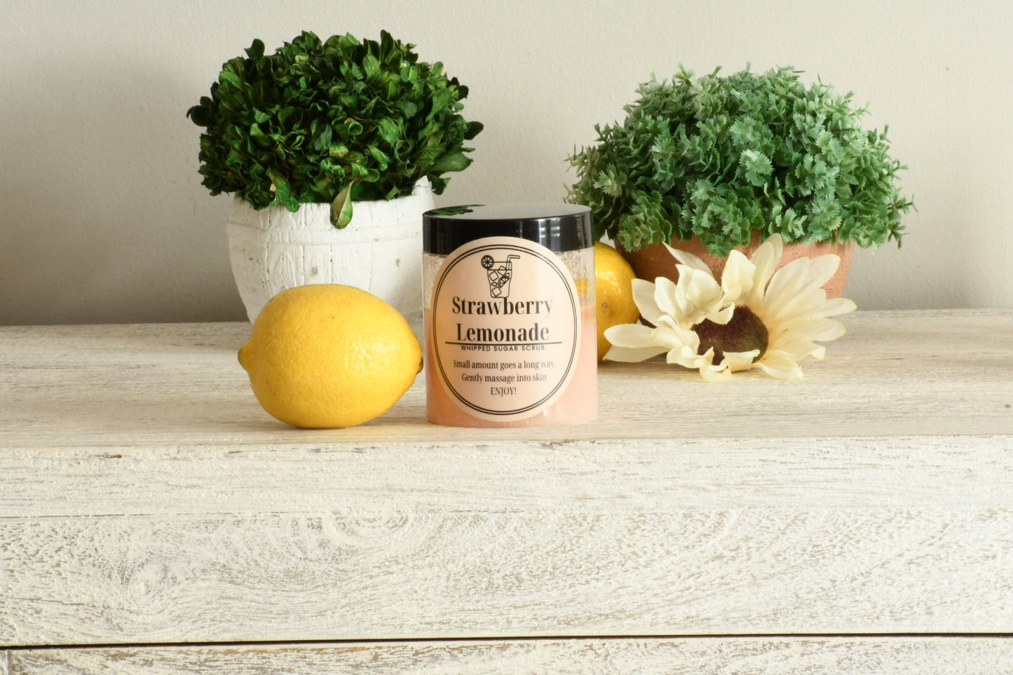 Strawberry Lemonade Sugar Scrub and Body Butter